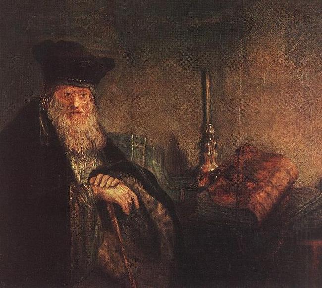 Old Rabbi, Rembrandt Peale